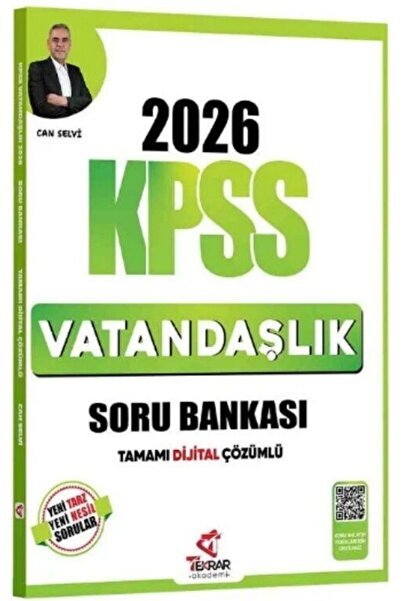 Tekrar Akademi Yayınları 2026 KPSS Vatandaşlık Soru Bankası Tekrar Akademi