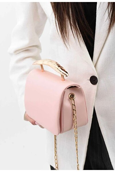 Çanta Trend Women's stylish pink hand and shoulder bag