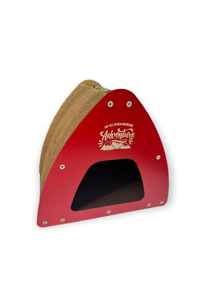 Herniks Natural Cat Scratching House with Cat Grass 41X46X30 cm - Hr2030