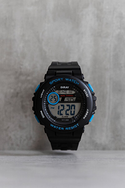 DIRAY 30 Meter Water Resistant Lighted Alarm Chronometer Calendar Children'S/Teenagers' Watch