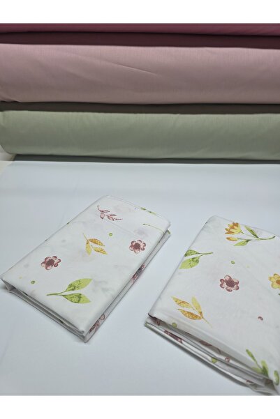 pınarhome collectıon 100% Patterned Fabric Ranforce Covered Pillowcase --50X70Cm--2 Pieces (1 Pair)