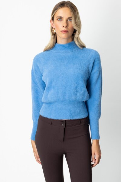 ON Dik Yaka Peluş Kazak