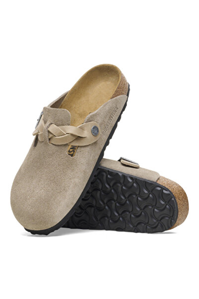 Birkenstock BOSTON VL LEOI BRAIDED Suede oiled - Snikstra