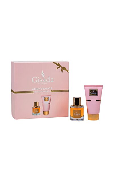 GİSADA Set cadou Ambassador Woman, Apă de parfum, 50 ml + Gel de duș, 100 ml