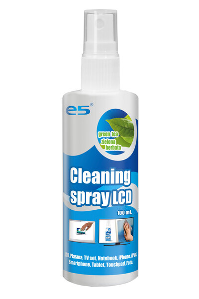 E5 Solutie curatare e5, pentru LCD/TFT, 100ml, aroma ceai verde