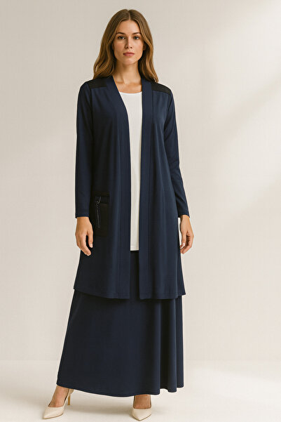 GAYE TRİKO 5310 OMZU VE CEBİ FİLE DETAYLI KLASİK CEKET QYS CEKET 323-06#