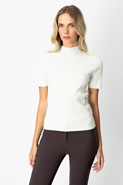 ON Pulover de tricotaj cu mânecă scurtă cu guler înalt