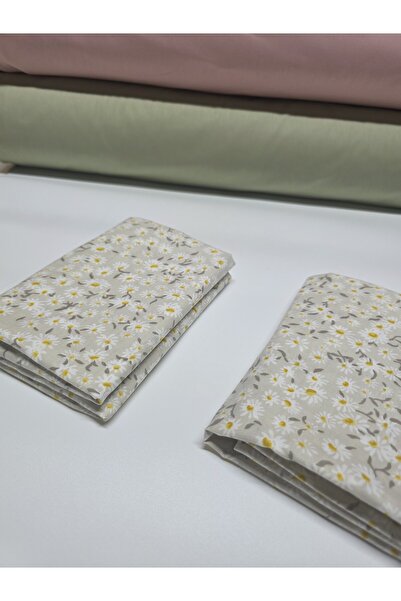 pınarhome collectıon 100% Patterned Fabric Ranforce Covered Pillowcase --50X70Cm--2 Pieces (1 Pair)