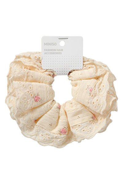 Miniso Fashion Serisi Çiçekli Dantel Saç Lastiği (1 adet)