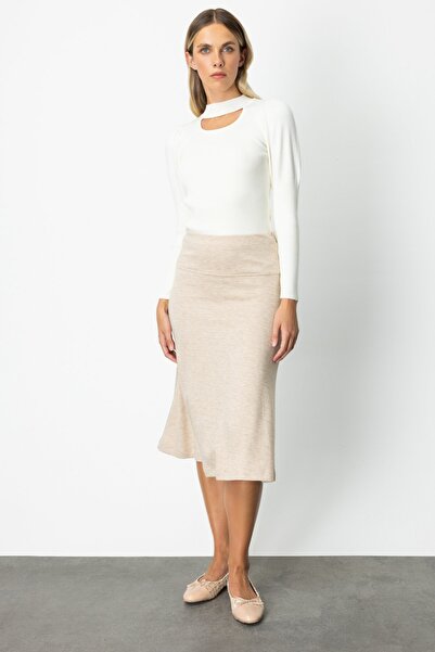 ON Eteği Volanlı Midi Boy Etek