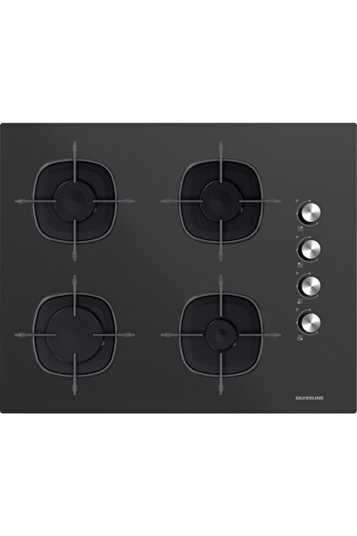 Silverline 65 cm Ocak Siyah Cam Ankastre Set (3481 Flam 60+cs5665b01+bo65e4b01)