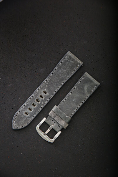 DXL Hakiki Deri 24mm Akıllı Pimli Saat Kordonu