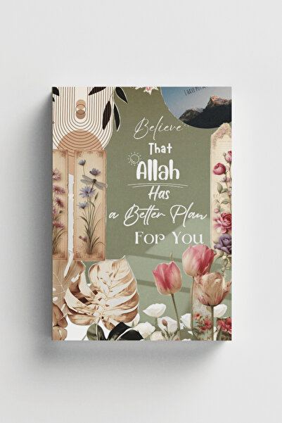 Bi Dünya Haber Allah's Plan Islamic Notebook (with Verses and Hadith)