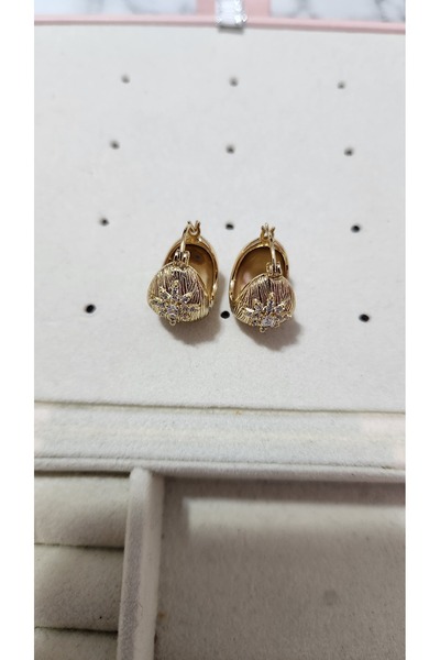 Akiha Aksesuar Flower Figured Basket Model Xuping Earrings