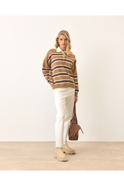 AÈC PRIVÈ ΓΥΝΑΙΚΕΙΟ ΠΟΛΟ ΠΛΕΚΤΟ ΦΟΡΜΑ ΜΕ ΛΙΝΑΡΙΑ (ΤΑΙΡΙΑΖΕΙ ΣΕ ΜΕΓΕΘΟΣ 36-40)