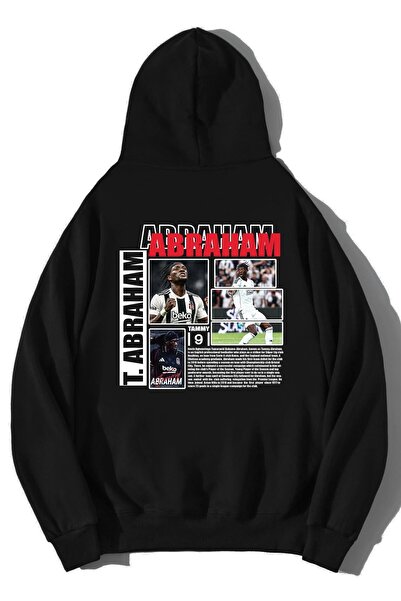 BRZ COLLECTION Hanorac unisex oversize Tammy Abraham, negru