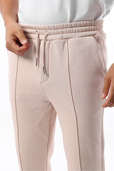 Rodrigo Ανδρικό φαρδύ βαμβακερό παντελόνι με χαλαρή εφαρμογή με 3 κλωστές