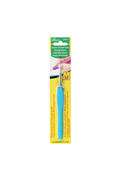 Clover Amour Crochet Hook Yumuşak Saplı Yün Tığ 4.5 mm