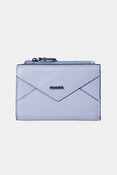 Grande 2827 Genuine Leather Origami Model Women's Wallet Ice Blue