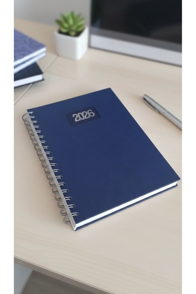 KIZILELMADA Medium Spiral Planner - B5 Size, Daily Planning Notebook (17X24 cm)