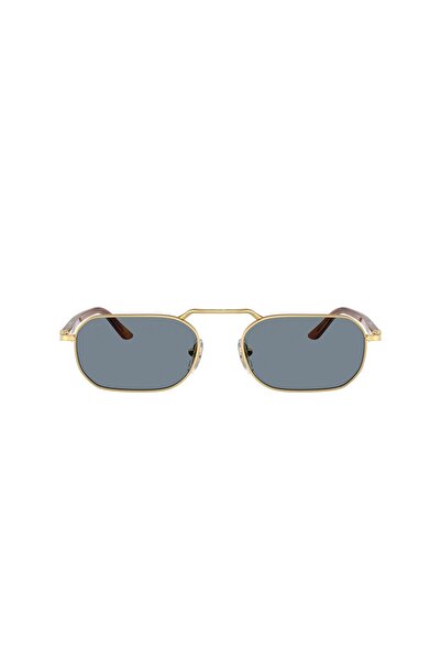 Persol 1020s 113256 57 Eşref Tek Güneş Gözlüğü (Gold/Mavi Cam)