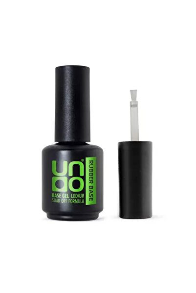 GÜMRÜK BEY Uno Base Coat Rubber Kauçuk Bazlı LED/UV Uyumlu Base Gel 15 ml.