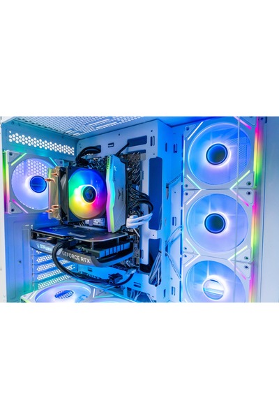 SETUP MASTER Gaming PC RTX 3050, Intel Core i5-12400F, DDR416GB RAM,1TB M.2 Windows 11 Pro with combo gift White