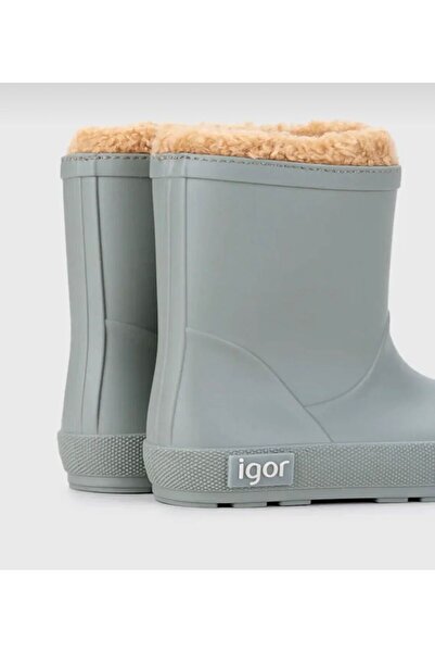IGOR Yogi Borreguito Unisex Children's Green Fur Rain Boots