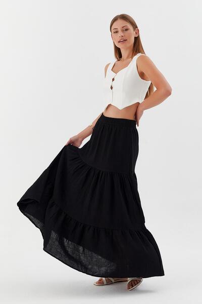 Shopping Shop Muslin skirt black