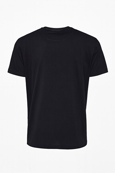 Plus Scorpion Men's Basic T-Shirt - Relaxed Fit, Cotton Fabric, Black & White