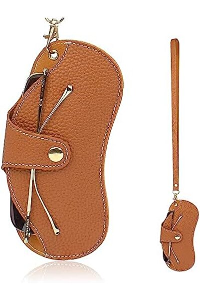 O Ozone Portable Soft Leather Glasses Case
