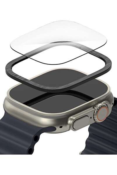 Ringke Apple Watch Ultra 2 / 1 Screen Protector 49mm) and Case |Bezel Styling & Glass- 49-03