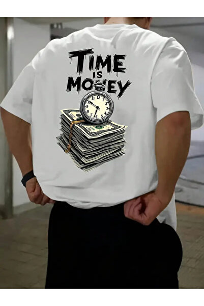 İSMTEXS تي شيرت مطبوع بتصميم عصري مريح للجنسين بأكمام قصيرة ورقبة دائرية، موف...