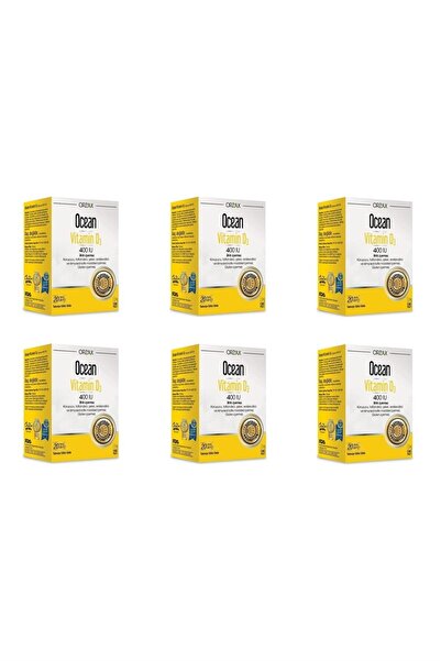 Ocean Vitamin D3 400 IU Sprey 6 Adet
