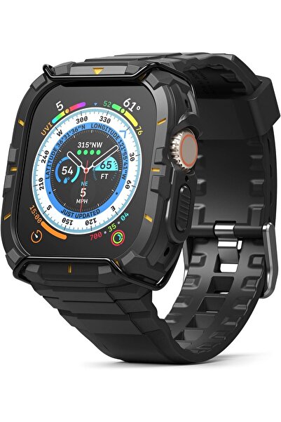 Ringke ساعة Apple Watch Ultra 2 / 1 [سوار + غطاء] | سلسلة Fusion-X Guard | أس...