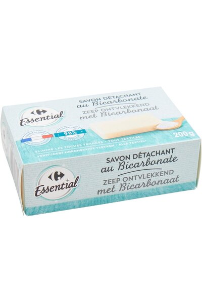 Carrefour Essential CARREFOUR ESSENTIAL solid soap with bicarbonate, 200g