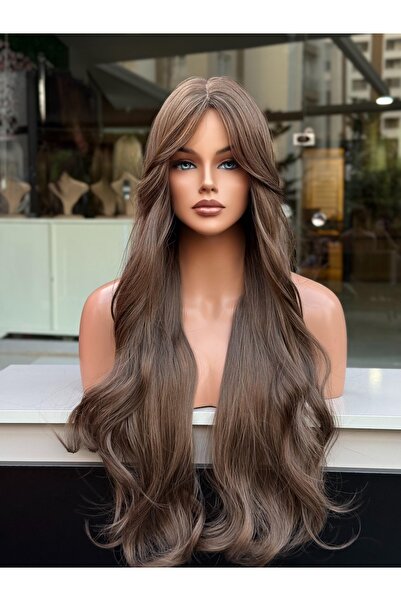 Fenomen Peruk Rus Kumralı Maşa Dalgalı Uzun Perçemli Peruk