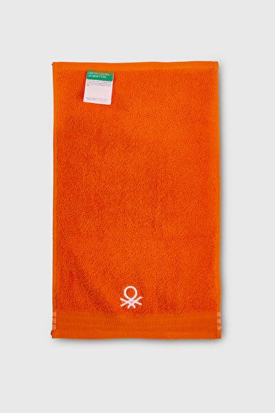 Benetton Home Рушник для ванної кімнати, рушник для рук та обличчя, помаранчевий, 100% бавовна, 50x90 см