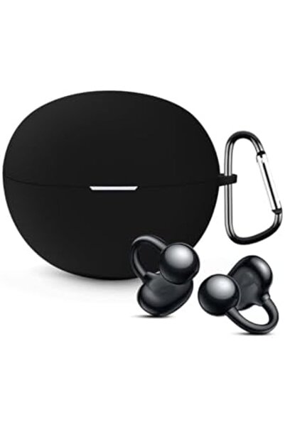 O Ozone غطاء HUAWEI FreeClip | غطاء سيليكون واقي لسماعات الرأس باللون الأسود