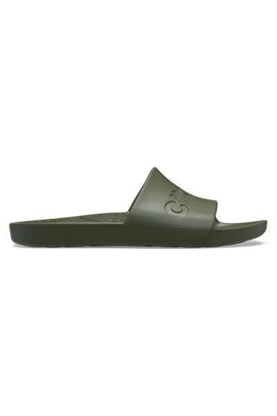 Crocs Slide Unisex Khaki Casual Style Slippers 210088_309