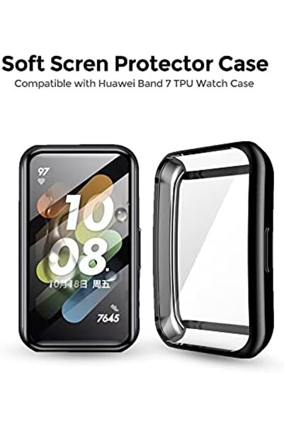 O Ozone Huawei Band 7 TPU Watch Case |Pack of 2| Black