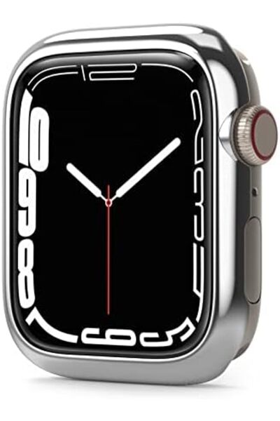 Ringke Apple Watch 8 / 7 41mm | Bezel Styling Case Adhesive Frame Ring Cover | Silver 41 | 01