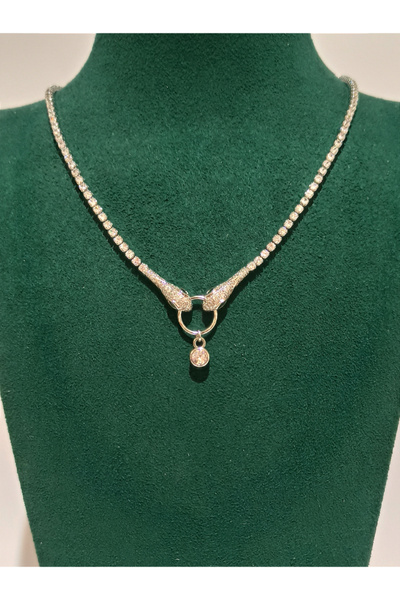 Monalisa Home قلادة فضية اللون فاخرة ذات شكل مميز