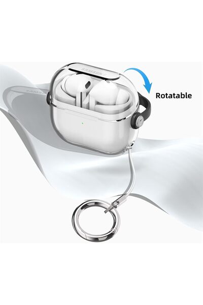O Ozone Case Compatible with Samsung Galaxy Buds 3 & Galaxy Buds 3 Pro Case Cover (2024), Holder Cli