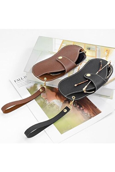 O Ozone Portable Soft Leather Glasses Case