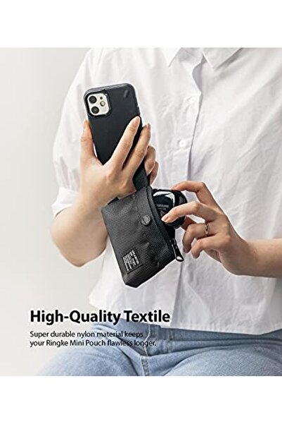 Ringke Mini Pouch| 2-Way Bag Miniature (Black)