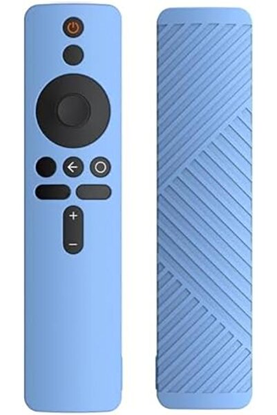O Ozone Silicone Remote Control Protective Case Cover for Xiaomi Mi Box S/4X Mi TV Stick Smart Tv - Blue