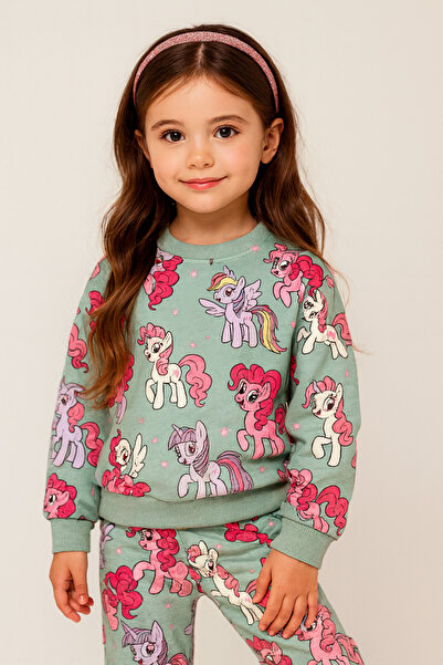 KAMİKAM 2 Ip Quality Girls' Suits with Drawstrings