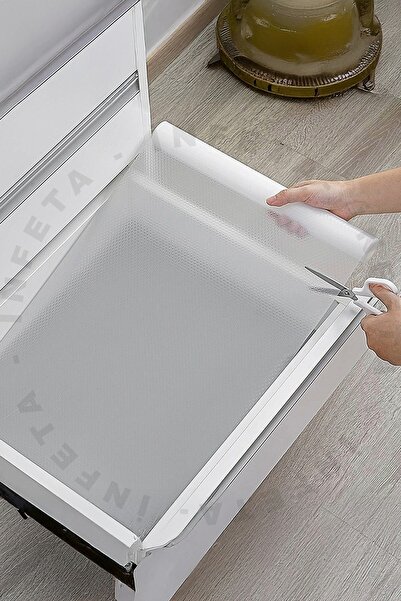 İnfeta 45x90 cm Kaymaz Leke Tutmaz Dolap Raf Çekmece İçi Örtüsü