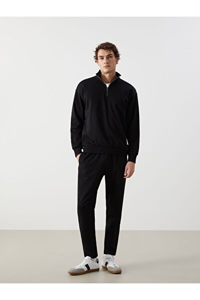 LC Waikiki Hanorac gros pentru bărbați cu guler în picioare cu mânecă lungă